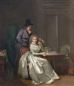The letter by Louis-Léopold Boilly