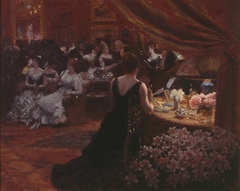 The living room of Princess Mathilde Bonaparte by Giuseppe De Nittis