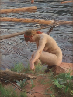The lumber moves by Anders Zorn
