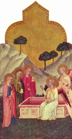 The Maries at the Sepulchre by Jacopo di Cione
