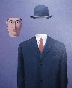 The Pilgrim by René Magritte