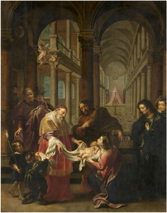 The purification of the holy virgin by Cornelis Schut