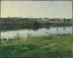 The River Loing at Gréz, France by Frederic Porter Vinton