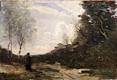 The Rustic Muse by Jean-Baptiste-Camille Corot