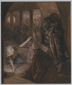 The Third Denial of Peter. Jesus' Look of Reproach by James Tissot