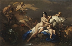 The upbringing of Jupiter by Nicolaes Pieterszoon Berchem