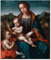 The Virgin and Child with Saint John the Baptist by Giovanni Antonio Sogliani