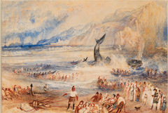 The Whale on Shore by J. M. W. Turner