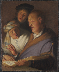 Three Musicians (Allegory of Hearing) by Rembrandt