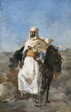 Tipo árabe a caballo by Julio Romero de Torres