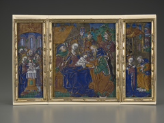 Triptych: Circumcision, Epiphany, Nativity by Master of the Orléans Triptych
