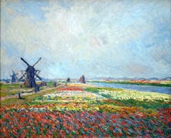 Tulip Fields near The Hague by Claude Monet