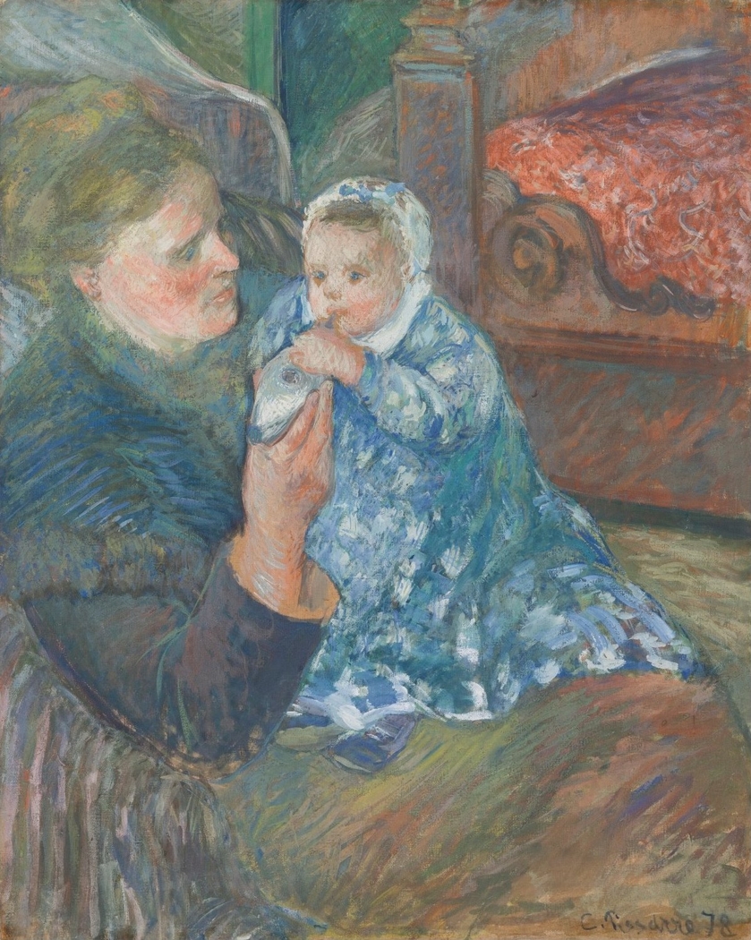 Julie Pissarro Et Son Fils Ludovic-Rudolphe Dit Rodo