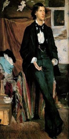 Portrait of Henry Davison, English Poet by Louise Catherine Breslau