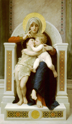 La Vierge, L'Enfant Jésus et Saint Jean-Baptiste by William-Adolphe Bouguereau