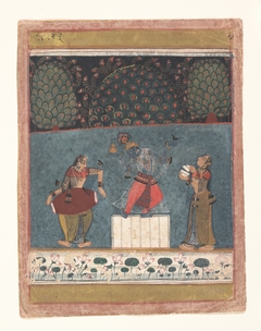 Vasant Ragini: Folio from a ragamala series (Garland of Musical Modes) by anonymous painter