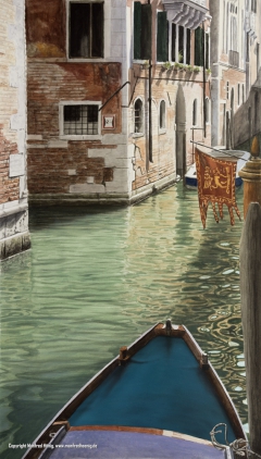 Venice - Canale by Manfred Hoenig