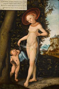 Venus with Cupid the Honey Thief by Unknown Artist