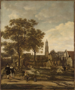 View of Delft after the Explosion of 1654 by Daniel Vosmaer