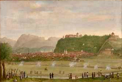 View of Ljubljana from Tivoli
