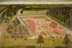 View of Perry Hall near Birmingham by Thomas Bardwell