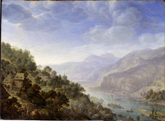 View on the Rhine by Herman Saftleven