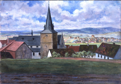 VILLAGE OF NEUHOFF, OBERHESSEN by Arthur Nantel