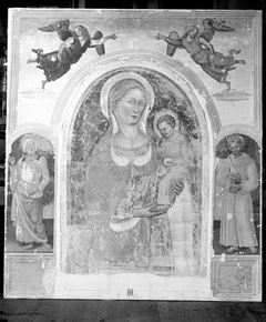 Virgin and Child with a Male Donor by Unidentified Artist