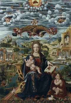 Virgin and Child with the Infant Saint John by Juan de Borgoña