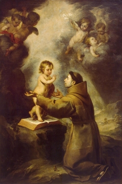 Vision of St Antony of Padua by Bartolomé Esteban Murillo