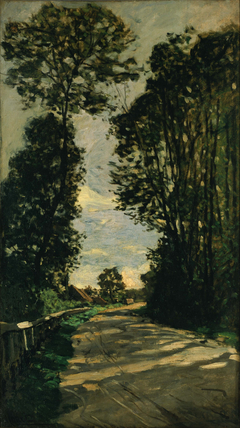 Walk (Road of the Farm Saint-Siméon) by Claude Monet