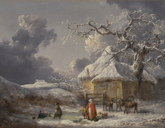 Winter Landscape with Figure by George Morland