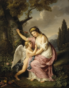 Woman and Cupid