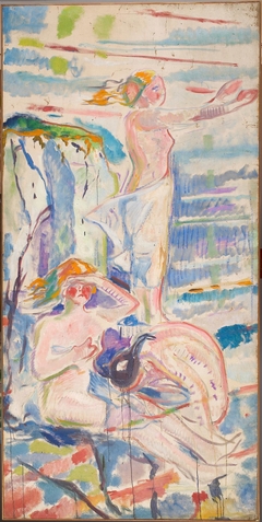 Women Turned towards the Sun by Edvard Munch