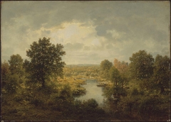 Wooded Stream by Théodore Rousseau