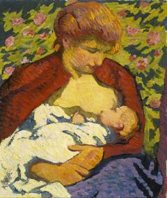 Young Mother by Giovanni Giacometti