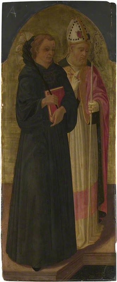 A Bishop Saint and Saint Nicholas of Tolentino by Zanobi Machiavelli