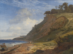 A Danish Coast. View from Kitnæs by the Roskilde Fjord by Johan Thomas Lundbye