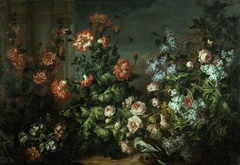 A floral composition by Jean-Baptiste Monnoyer