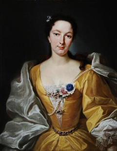 A Lady of the d'Hervart Family by Johann Rudolf Huber