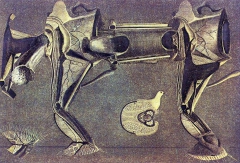 A little sick horse's leg by Max Ernst