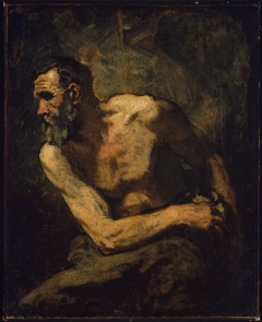 A Miser (study for Timon of Athens) by Thomas Couture