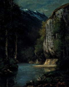A River in a Mountain Gorge by Gustave Courbet