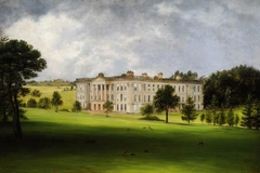 A South-east View of  Calke Abbey, Derbyshire by possibly John Glover