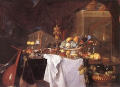 A Table of Desserts by Jan Davidsz. de Heem