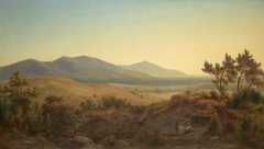 A View of Melibokus and The Bergstrasse by August Becker