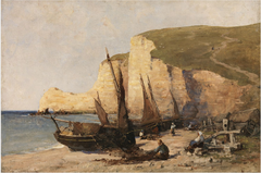 A View of the Cliffs, Etretat by Nathaniel Hone the Younger