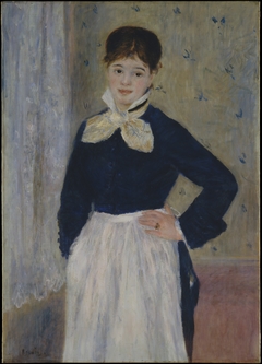 A Waitress at Duval's Restaurant by Auguste Renoir