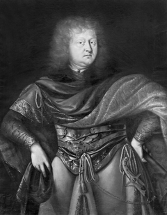 Adolf Johan T.E. (1629-1689), count palatine of Zwebrücken, duke of Stegeborg married to 1. Elsa Beata Brahe, 2. Elsa Elisabet Brahe by Richard Sylvius
