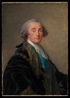 Alexandre Charles Emmanuel de Crussol-Florensac (1743–1815) by Elisabeth Louise Vigée Le Brun